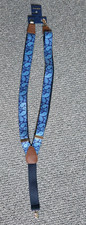 Club Room Men's Suspenders One Size Blue Printed New