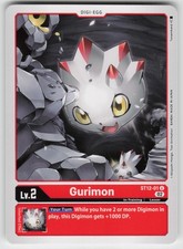 Gurimon Uncommon Starter Deck 12: Jesmon ST12-01 U LP