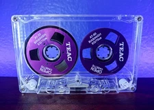 Vintage TEAC STYLE Reel Blank Cassette Tape - PURPLE CHROME