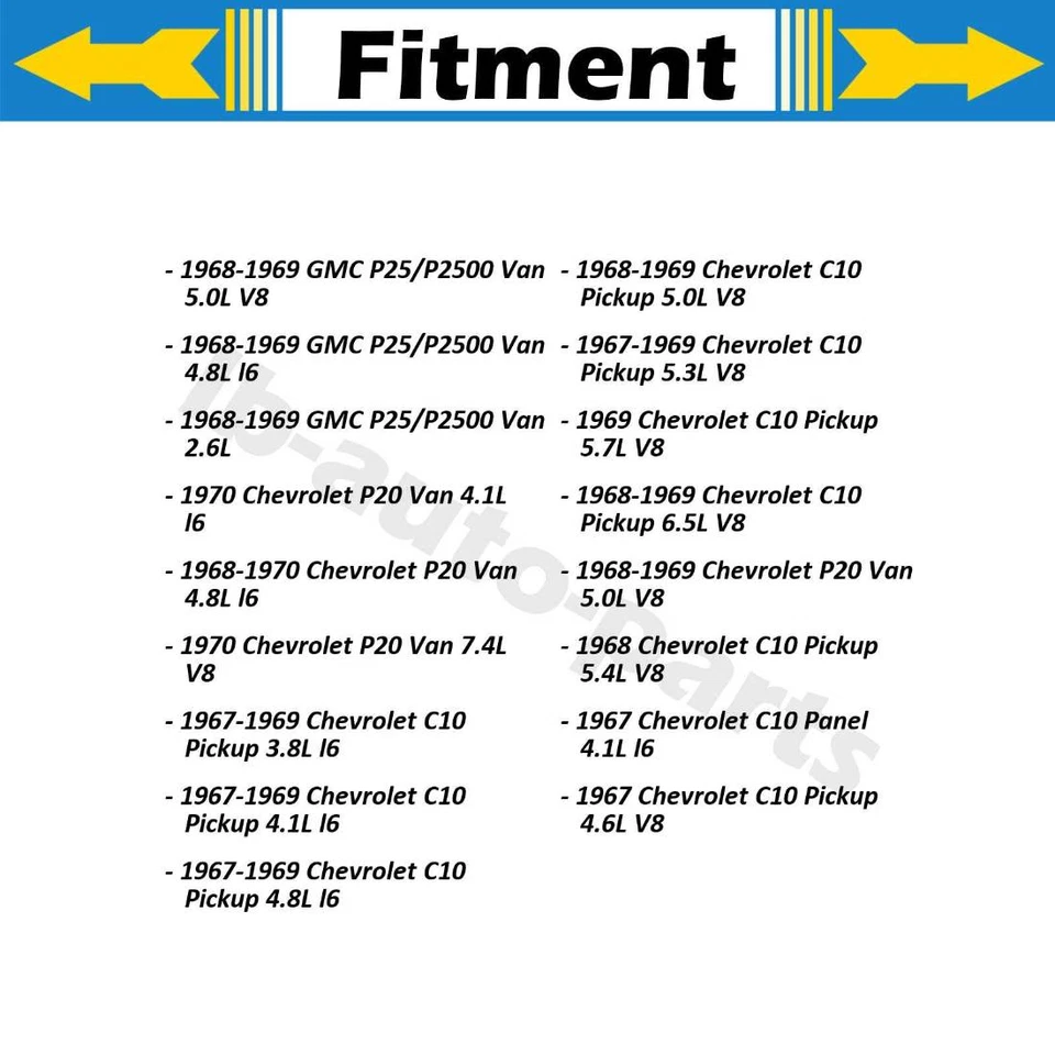 Zapata de freno de tambor delantera trasera Raybestos 1967 panel 4,1 L para Chevrolet C10 2x Foto 2 de 3