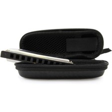 Hard Case for 10 Hole Diatonic Harmonica Storage Holder Organizer Padded