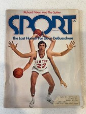 SPORT Magazine April 1974 Dave DeBusschere Basketball Nixon Vintage Ads