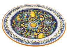 PIATTO MAIOLICA DA PARETE VINTAGE - DIAMETRO 44 PESO KG 2,250