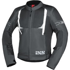 Veste De Moto Pour Hommes XXL - IXS Trigonis-Air - Gris Foncé-Gris-Blanc