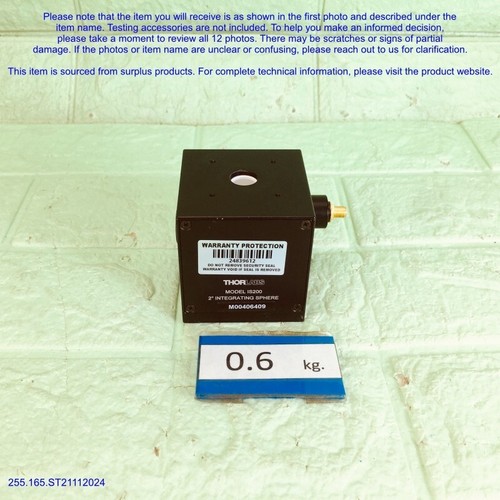 THORLABS IS200 SM05PD4B, 2" Sphere&DETECTOR as in photos, SN:RANDOM, Promotion. - Picture 6 of 18
