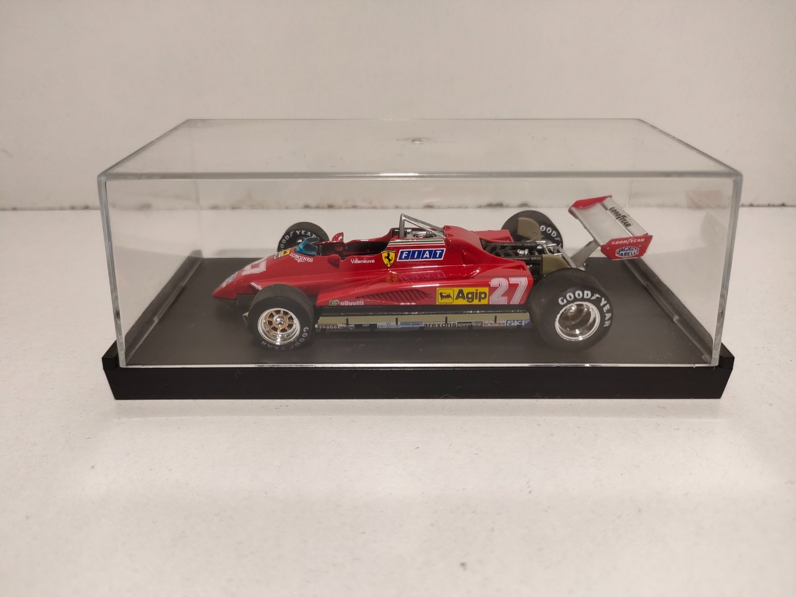MODELLINO 1/43 BRUMM - Ferrari F1 126 C2 Villeneuve 1982 BRAZIL GP