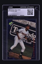 1993 Classic Best Gold rookie #115 Derek Jeter RC CGC Authentic New York Yankees