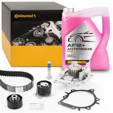CONTINENTAL Wasserpumpe + Zahnriemensatz + 5L AF12+ PEUGEOT CITROËN JUMPER FORD