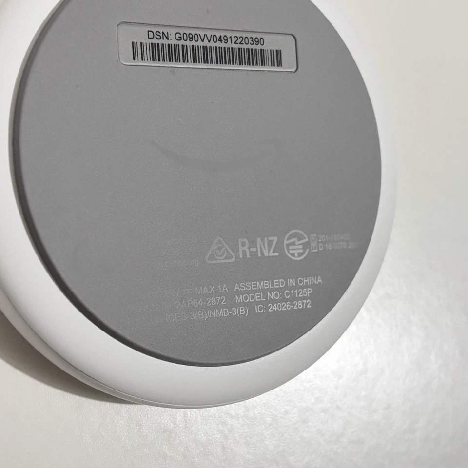 Amazon Echo Input Smart Home Voice Assistant C1125P - White - Tested Working - Image 4 of 4