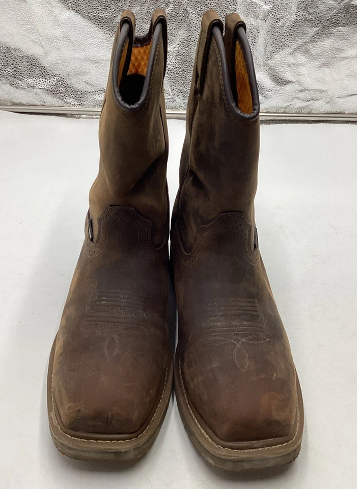 Botas de trabajo Carolina para hombre Anchor 10" cuero WP punta comp Roper talla 11,5 EE Foto 2 de 4