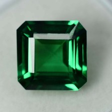 Natural Tsavorite Garnet Green Square 9.50 Ct CERTIFIED Loose Gemstone