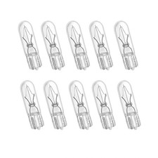 10x W1,2W 12V T5 W2x4.6d Glassockellampe - Ta...