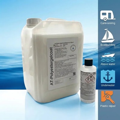 Gelcoat weiss npg 1 kg +20 ml Härter | Bootsbau | GFK | Kunststoff | Aufbau hoch
