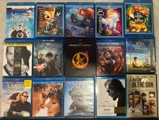 Blu-ray Movies – Disney Classics, Hunger Games, Harry Potter, Silver Linings