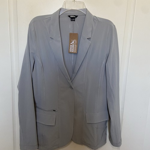 Eddie Bauer Departure Blazer UPF 50+ Gray Size 10 P - Picture 14 of 14