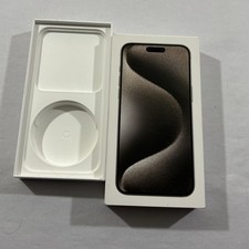 BOX ONLY Apple iPhone 15 Pro Max Natural Tita...