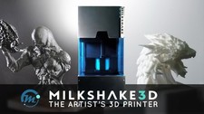 Orbi Labs - Batido 3D - Impresora de resina SLA DLP - Artista - Joyería - Dental