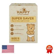 Disposable Diapers Size 5 25 Count Hypoallergenic Fragrance Free Ultra