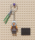  Minifigure Keychain Custom Star Wars Ahsoka Tano 2 Lightsaber Charms New — photo 1