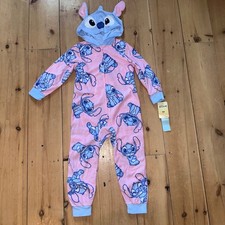 Girls' Lilo  Stitch Union Suit - Pink XS