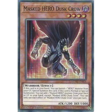 MZMU-EN014 Masked HERO Dusk Crow : Super Rare Card : 1st Edition : YuGiOh TCG