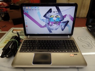Brushed Aluminum 15'' HP Pavilion DV6-6123cl 1.40GHz Amd A6 6GB 500GB win10 DVD