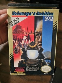 NOBUNAGA'S AMBITION Nintendo NES Complete CIB 