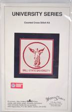 Happer Chance University Series Counted Cross Stitch Ball State University