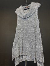 Belldini Sleeveless Cowl Neck Sweater Dress