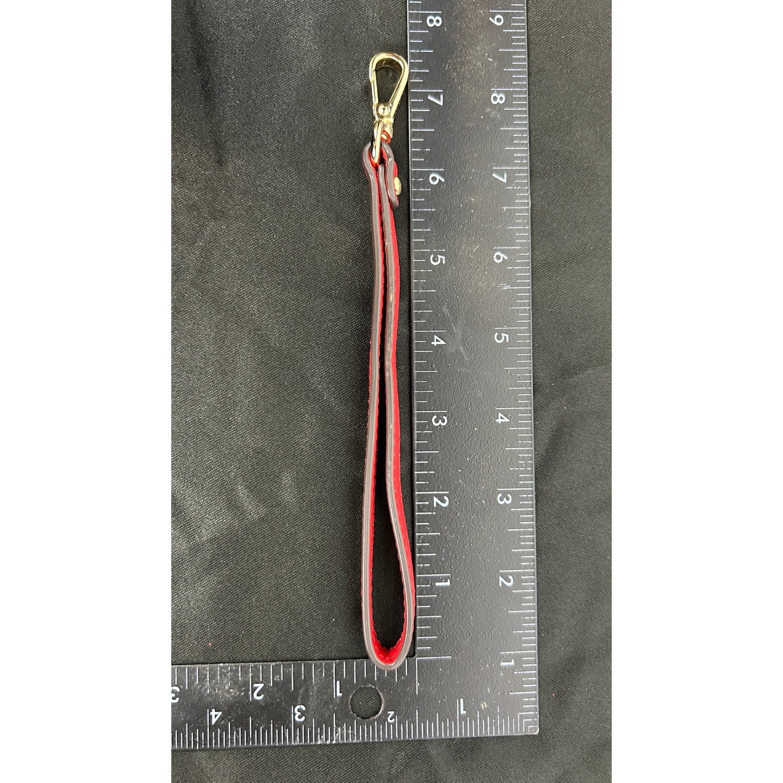 Michael Kors Jet Set Red Glitter Zip Card Holder Wristlet Coin Pouch thumbnail 9