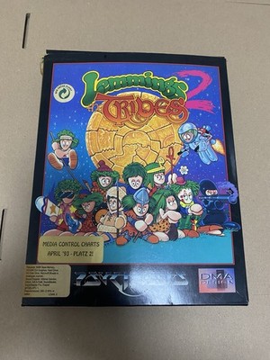 Lemmings 2: The Tribes   Big Box (1993, Psygnosis)   Deutsch   IBM PC Disk   OVP