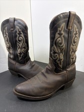 Double H Cowboy Men's 11 D Brown Classic Outdoor Leather Western Boots DH3255