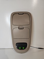 97-03 Ford F150 Overhead Console Compass Temp Storage Tan Oem