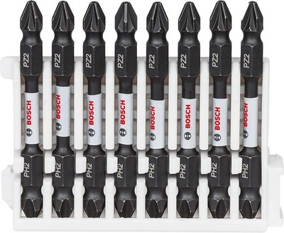 Bosch Professional 8tlg. Doppelschrauber Bit Set Impact Control, , Pick and Clic