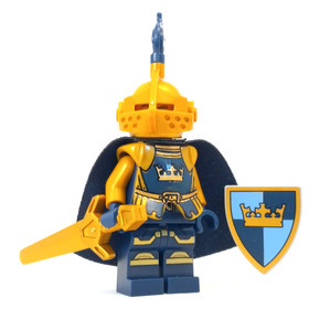 LEGO Castle Kings Crown Knight Minifigure 852293 Breastplate 7097 Gold King 7094