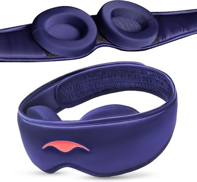 Manta Purple Silk Sleep Mask   Premium 22 Momme Silk Eye Mask