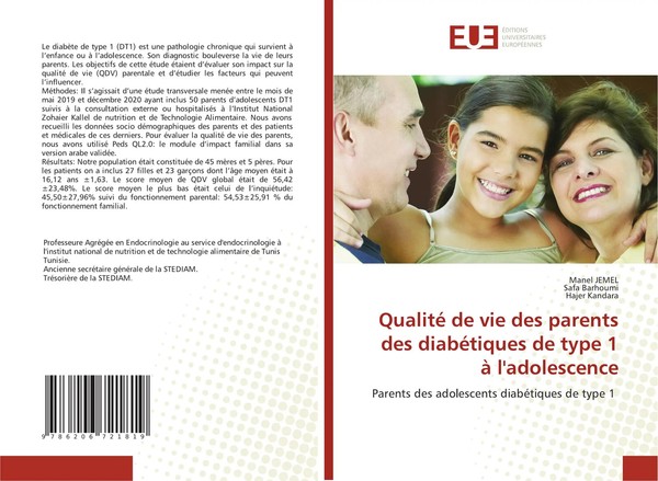 Qualité De Vie Des Parents Des DiabéTiques De Type 1 à L'adolescence Taschenbuch-image
