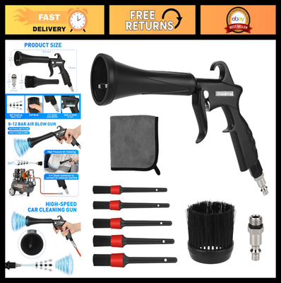#ad High Pressure Air Blow Gun with Adjustable Nozzles Vortex Cleaning Tool 8 12 B $49.99
