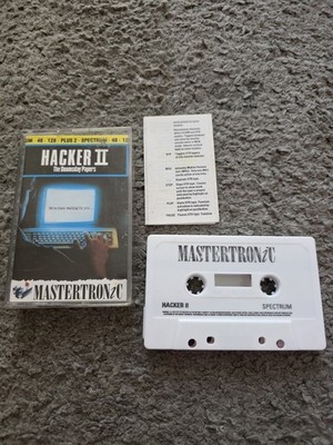 Sinclair ZX Spectrum Hacker 2 von Mastertronic Computerspiel getestet komplett 