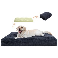 XL Orthopedic Dog Beds Large Sized 41.0'' L  27.0'' W  3.5'' Th, Dark Grey