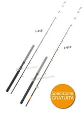 CANNA TUBERTINI SEA MASTER 7' FT 2.13 M PESCA TRAINA LEGGERA ARTIFICIALI MINNOW