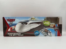 Disney Pixar Cars 2 STEPHENSON Spy Train Vehicle Playset with MATER