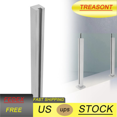 Rust-proof Glass Railing End Post Balustrade for Balcony Deck Stairs Handrails