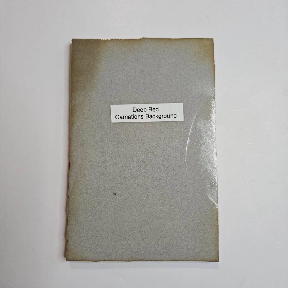 FONDO DE ENCARNACIONES Estampillas de goma rojas profundas flores adhesivas florales um549 Foto 2 de 3