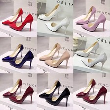 DAMEN SCHUHE ELEGANT STILETTOS PUMPS LACK SAN...