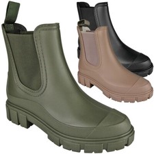Snow Rain Wellies Shoes Boots Ankle Comfy Grip Waterproof Walking Dog Ladies Siz