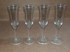 Glasses Clear Stemmed Cordial - 1 OZ - Set Of 4