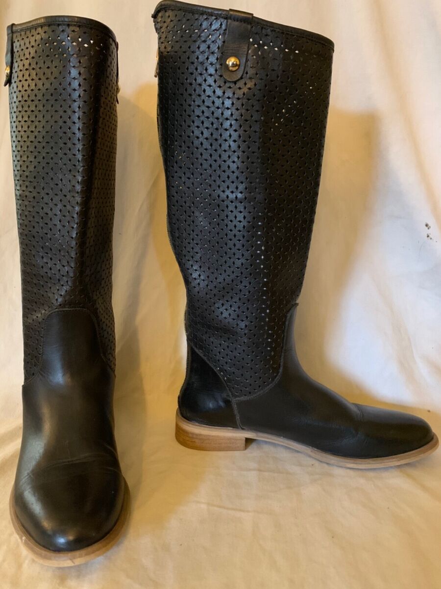 Vera Gomma Italy black perforated boot size 37. US 7 | eBay Vera Gomma Italy black perforated boot size 37. US 7 | eBay