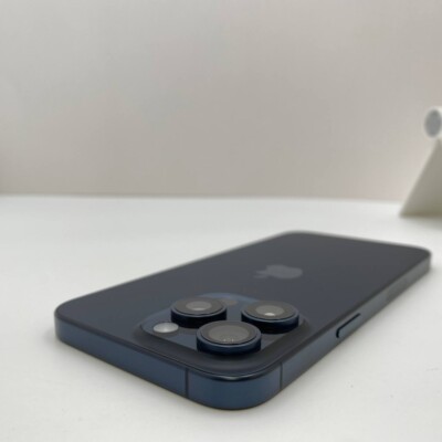 Apple iPhone 15 Pro Max - 256GB - Blue Titanium (Unlocked) - Open