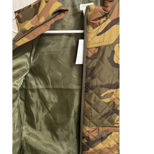 Crewcuts Vest Boys Size 10 Multicolor Camo Quilted Zip Sleeveless Pockets - Picture 9 of 9